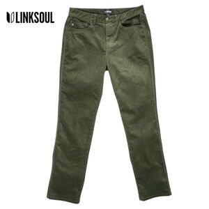 Linksoul Men’s 32R Green Corduroy Straight Leg‎ Pants